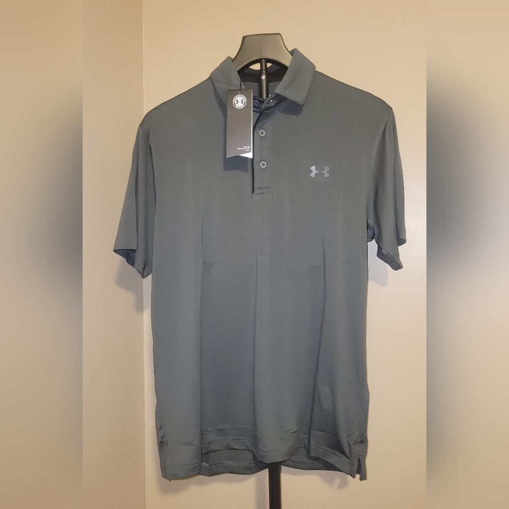 Under Armour Men's Gray Polo Shirt